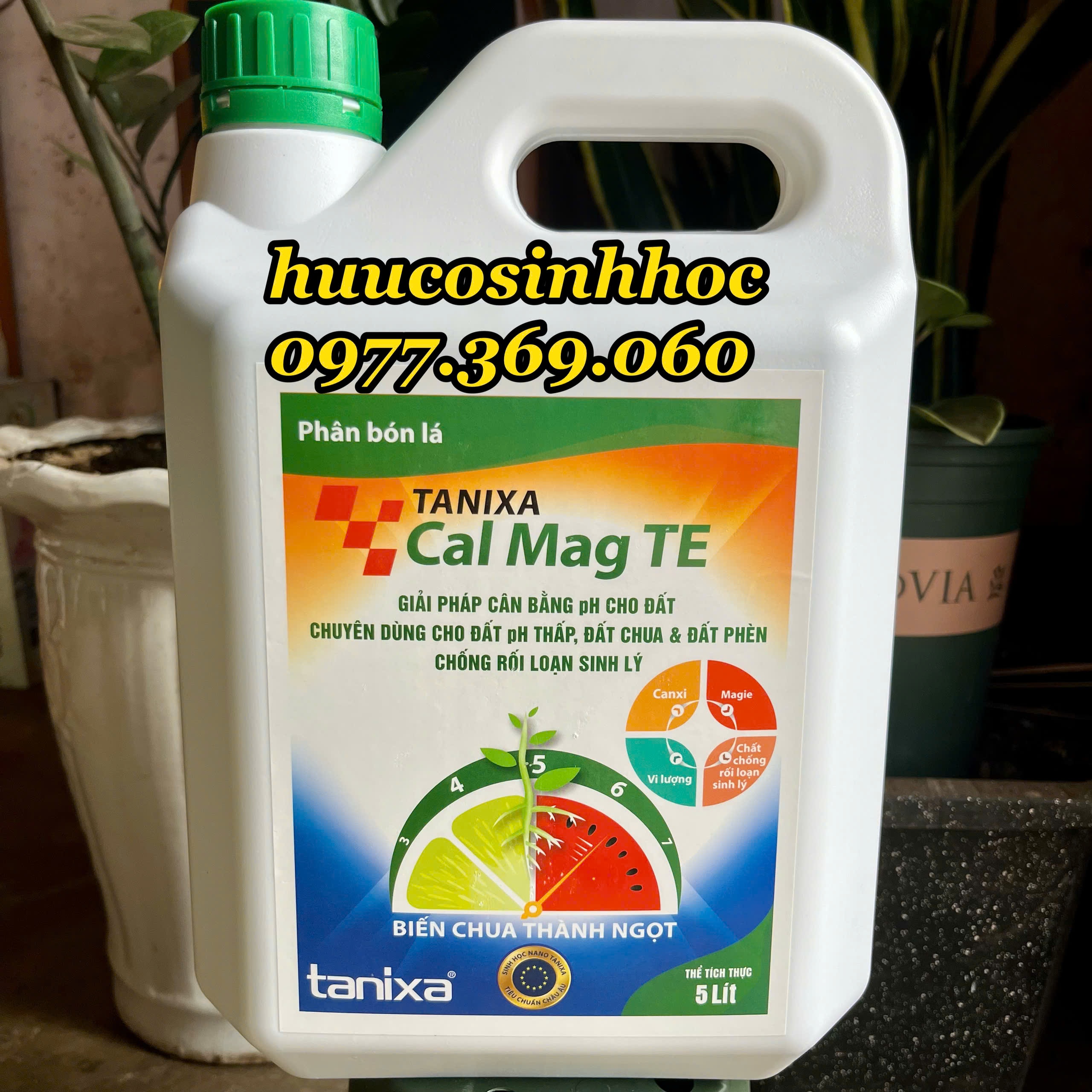 CAL MAG TE – NÂNG & CÂN BẰNG PH ĐẤT, KHẮC PHỤC CHÁY LÁ, CHẾT NHÁNH, VI LƯỢNG DỄ TIÊU 5 LÍT