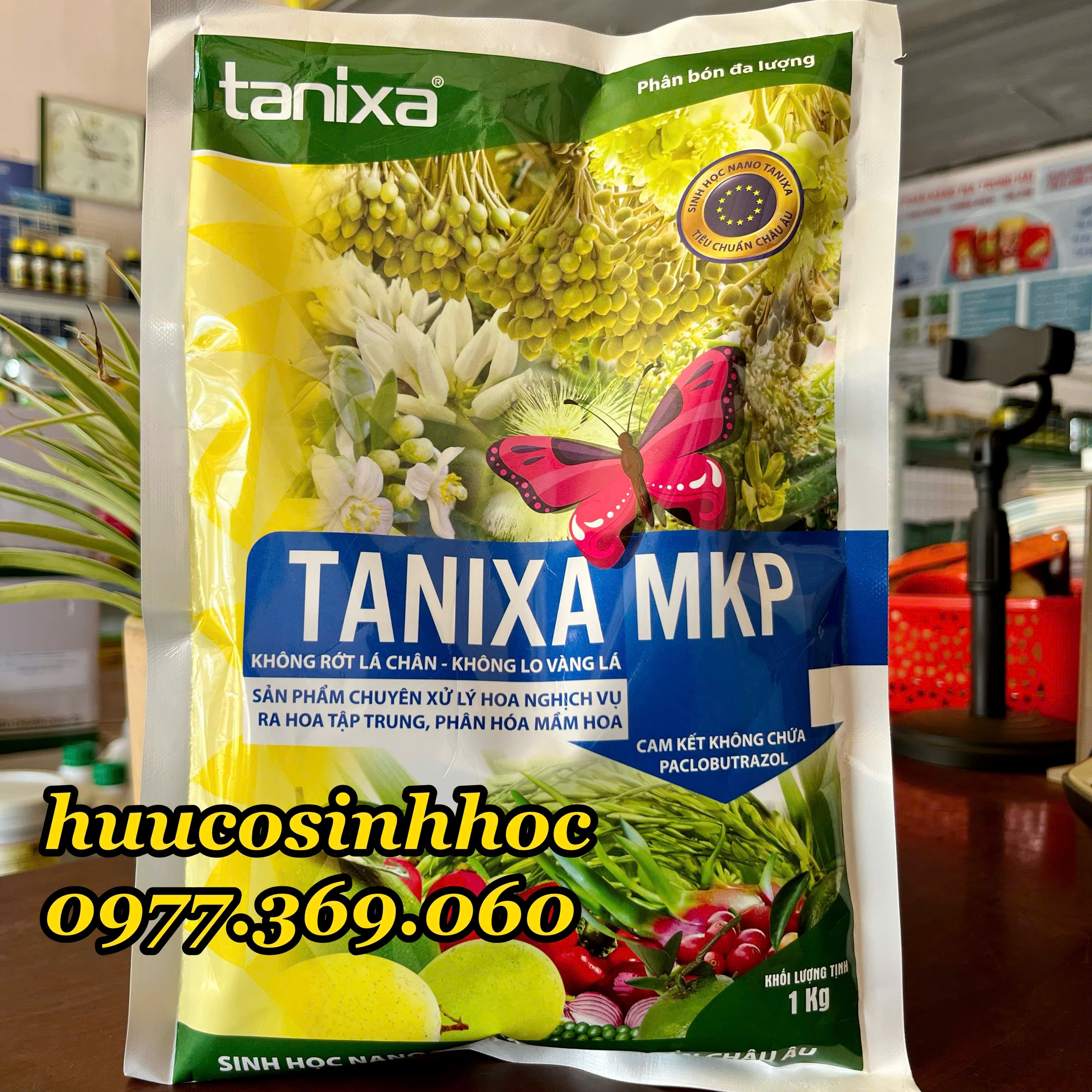 MKP Kích Ra Hoa – Tạo Mầm Hoa – Hãm Đọt – Già Lá – Không Rớt Lá Tanixa 1kg