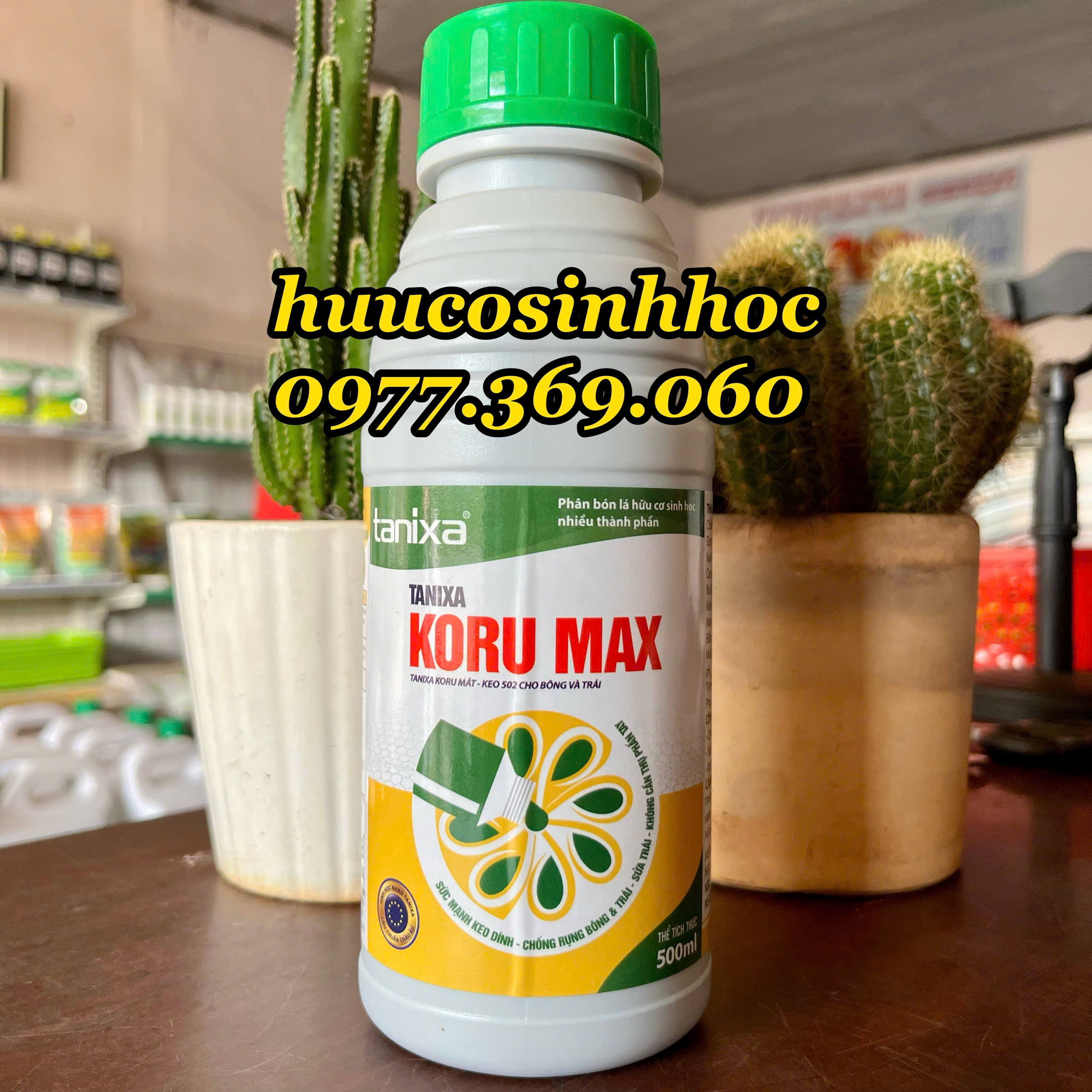 Chống Rụng Sinh Lý, Méo Trái, Sửa Trái, Không Thụ Phấn Tay, Tăng Đậu Trái KORU MAX 500ml